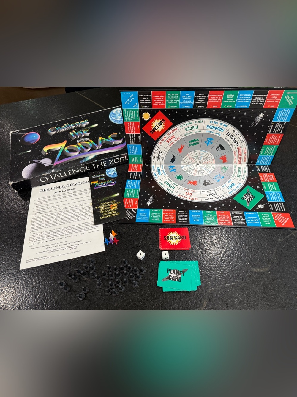 Vintage 1997 Challenge the Zodiac Board Game - Rare Astrology Trivia - Picture 6 of 6